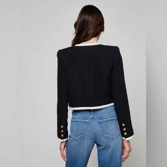 L’agence Mazikeen Tweed Jacket $725 NWT - Picture 2 of 15